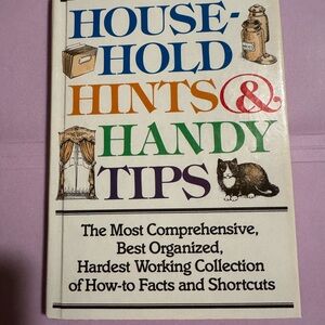 📚 “READER”S DIGEST HOUSEHOLD HINTS & HANDY TIPS” HARDCOVER BOOK❗️